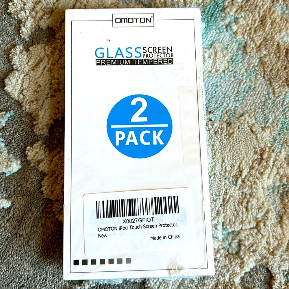 New!! 2 pack iPod touch glass screen protector